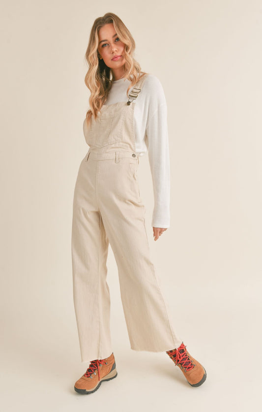 Jade By Jane Sleeveless Square Neck Button Down Ankle Jumpsuit