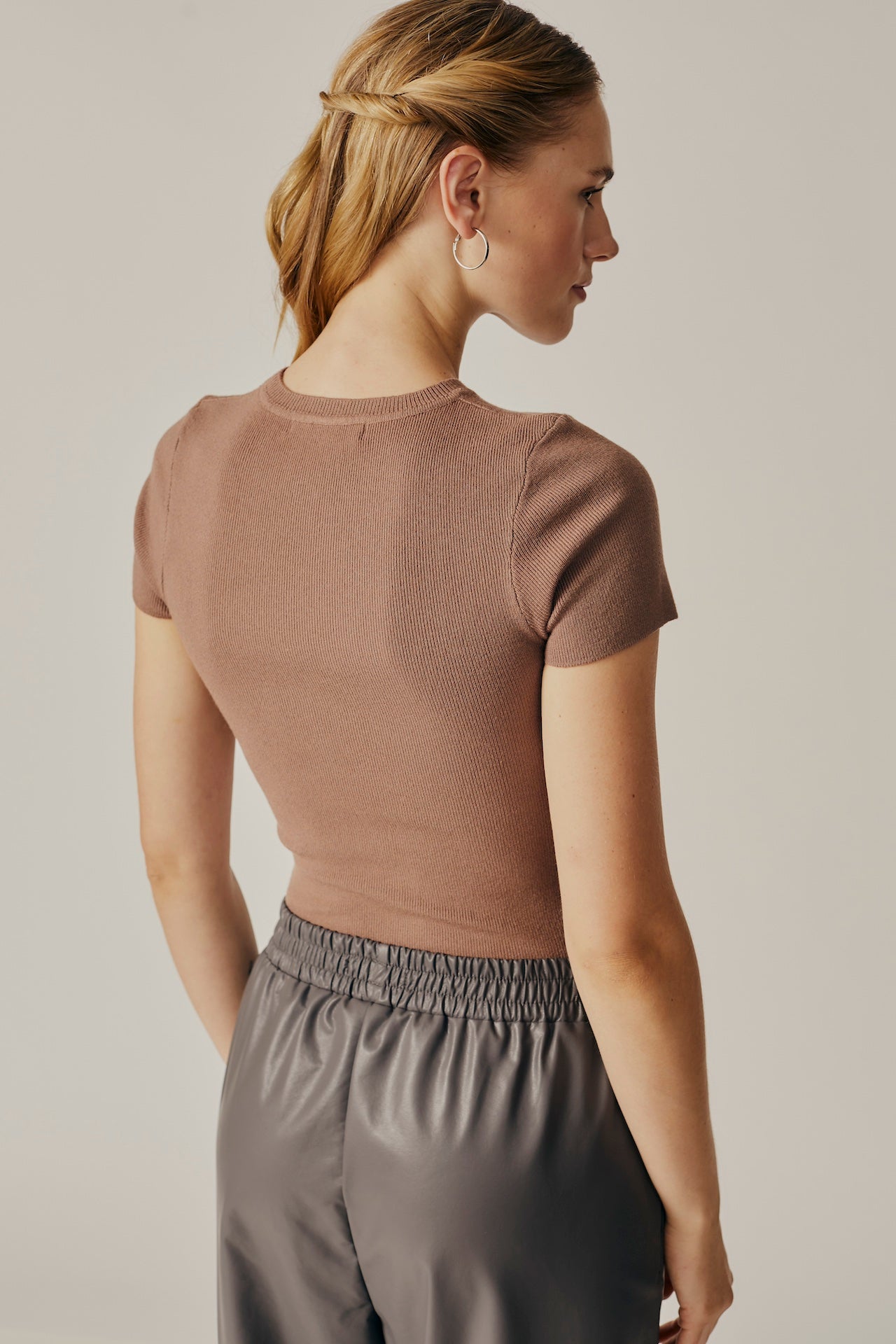 GYPSOPHILA KNIT TOP - MINK