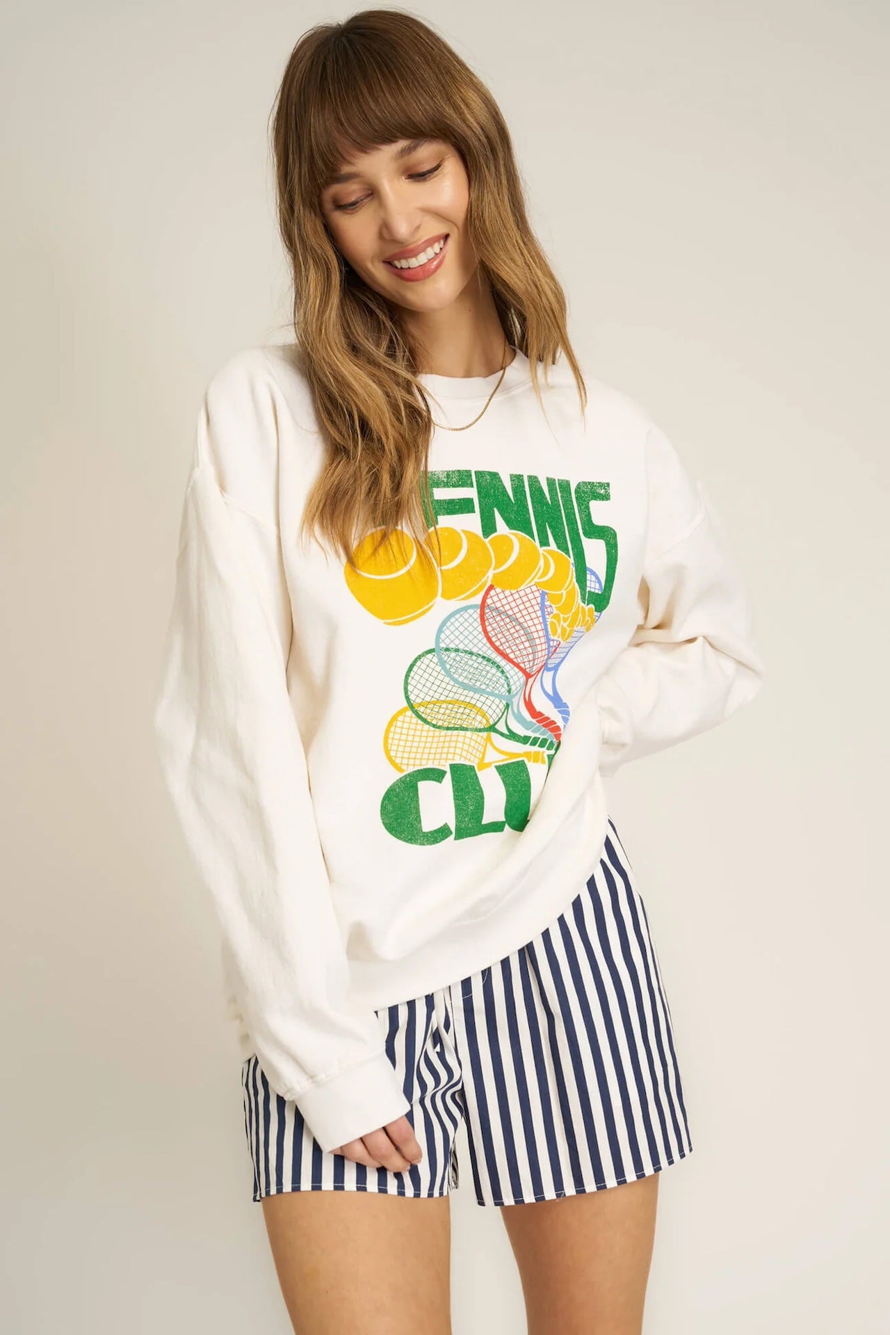 TENNIS CLUB OVERSIZED SWEATSHIRT