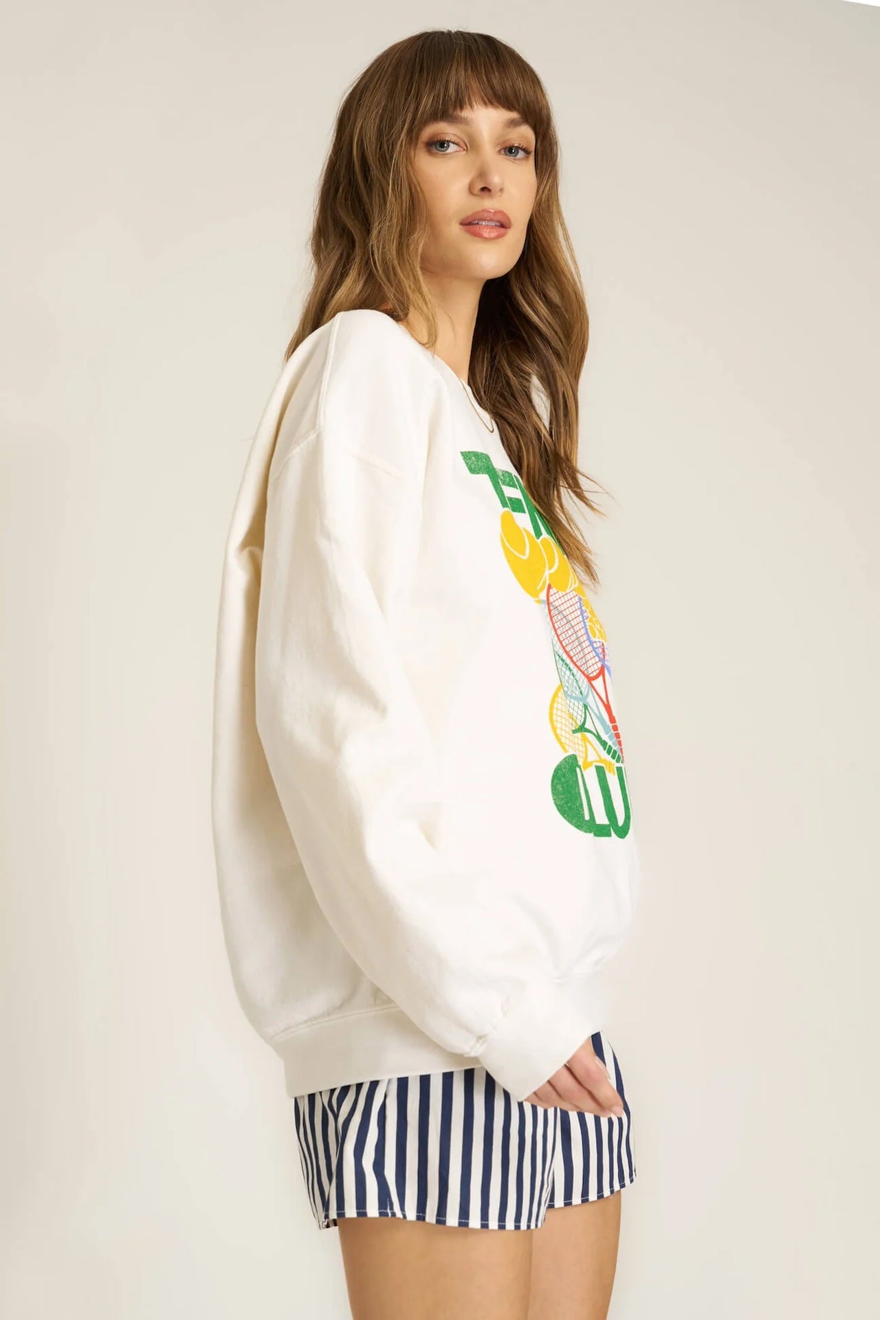 TENNIS CLUB OVERSIZED SWEATSHIRT